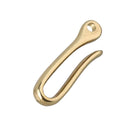 3 Sizes Solid Brass KeyChain Key Ring Belt U Hook Wallet Chain Key Clip Hook