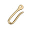 3 Sizes Solid Brass KeyChain Key Ring Belt U Hook Wallet Chain Key Clip Hook