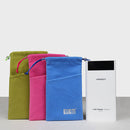 BUBM BM-DH006 Portable Drawstring Hard Carring Case Double Layers Travel Storage Bag