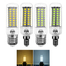 E14 E27 7W 72 SMD 5730 Warm White Pure White LED Corn Light  Bulb for Home Decoration AC220V