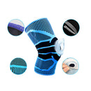 Outdoor Fitness Thick Silicone Pad Double Side Spring Strip Support Calf Knee Pad