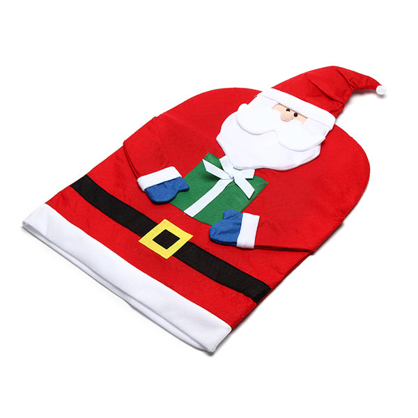 Christmas Santa Claus Chair Covers Dinner Chair Decorations Xmas Gifts for Home Party Holiday