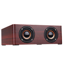 Wooden bluetooth 4.2 Wireless Speaker 4 Loudspeaker HiFi Wireless Music Player With TF AUX  Port