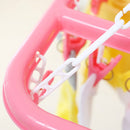 32Clip Portable Socks Cloth Hanger Rack Clothespin Multifunctional Drying RackSock Holder