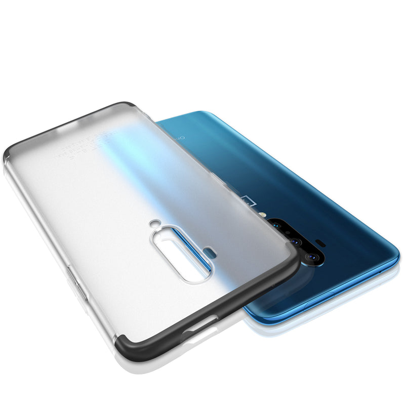 For OnePlus 7T Pro Case Bakeey 3 In 1 Detachable Matte Translucent Plating Shockproof PC Protective Case