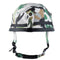BYB Retro Cruiser Half Face Helmet Motorcycle Riding Leather Camouflage/Black