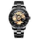 IK COLOURING 98226 Casual Style Automatic Mechanical Watches Stainless Steel Strap Men Watch