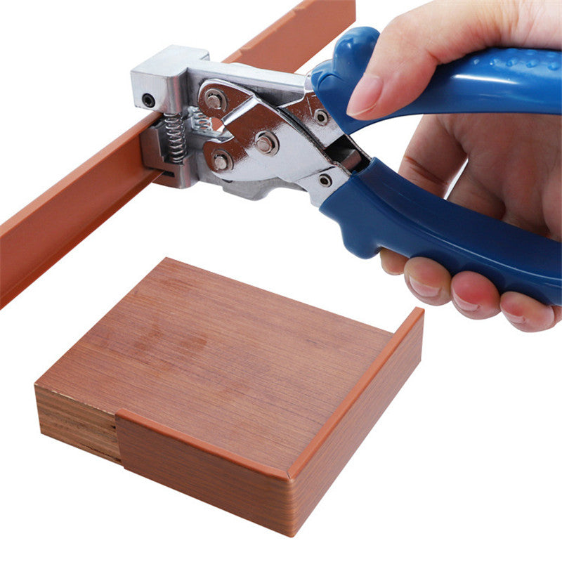 Woodworking Edge Banding Pliers V-shaped 90 Degree Angled Folding Pliers Tool for 17mm 18mm U-shaped buckle