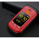 GZONE F899 2.4 inch Handwriting Touch Screen 2800mAh FM Vibration Loud Volume Flip Feature Phone