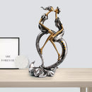 Kiss Couple Figurine Resin Handcrafts Lovers Statue Figurine Home Decorations
