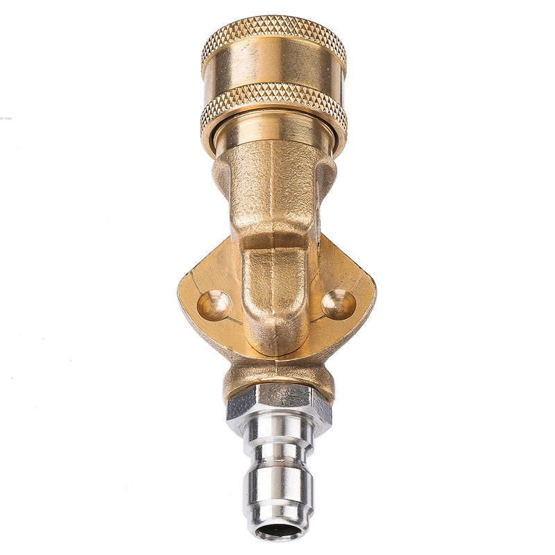 5pcs 2.0 GPM High Pressure Washer Spray Nozzle Tips with Connector 1/4 Inch Quick-connect 4500PSI 90 Rotary Connector