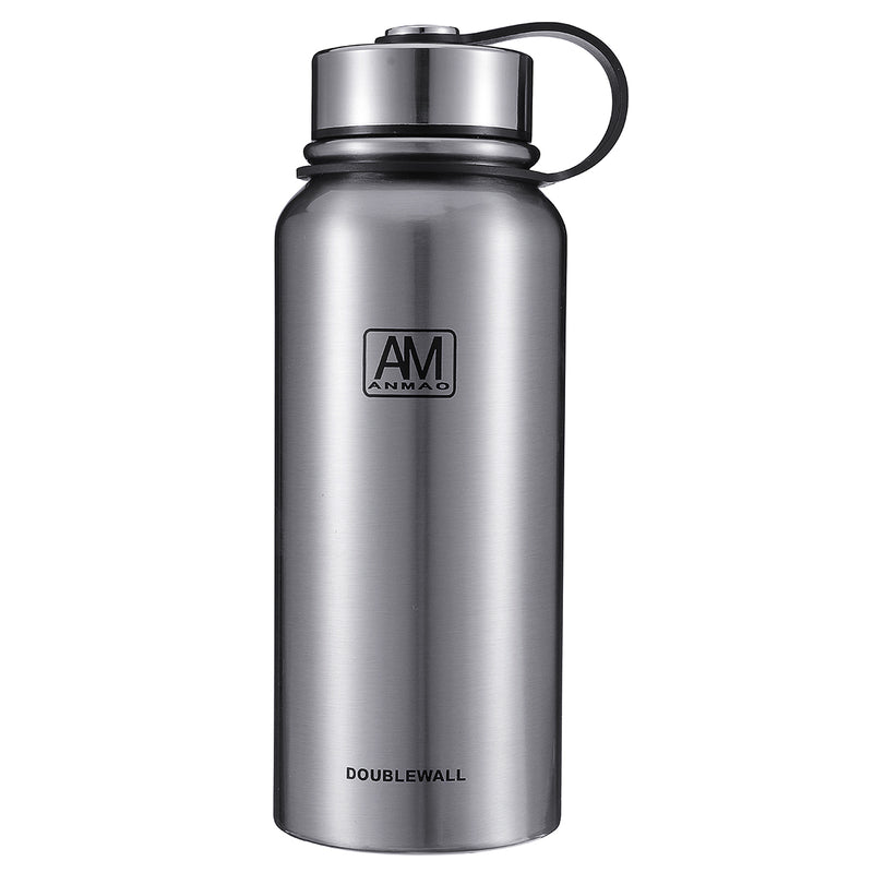 800ML Double Walled Water Bottle Vacuum Flasks Insulated Stainless Steel Drinks Bottle