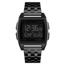 SKMEI 1368 Sport Men Watch 3ATM Waterproof Week Display LED Electronic Digital Watch