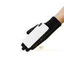 Bakeey Winter Fashion Couple Non-slip Three Fingers Touch Screen Knitted Gloves Thicken Warm Fleece Gloves Mittens Outdoors Motorcycle Riding Touch-screen Glove