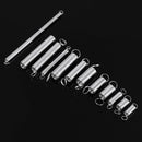 Suleve 200Pcs Steel Springs Electrical Drum Extension Tension Spring Exerciser Pressure Suit