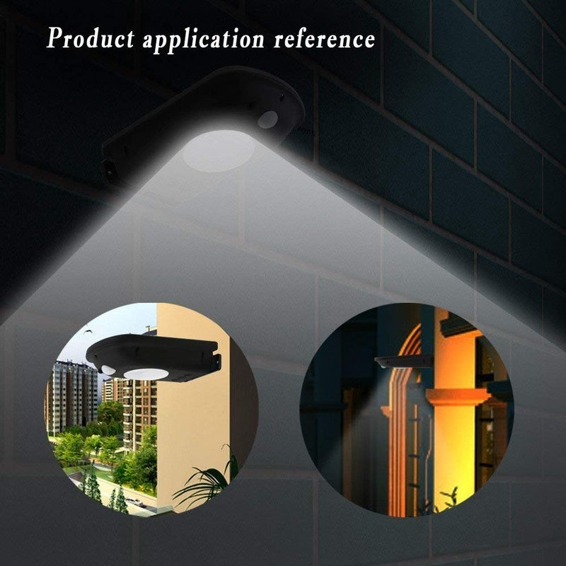 Solar Power 12 LED Wall Light for Outdoor Garden Lamp Waterproof IP65