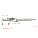 Raitool 6 Inch 150mm LCD Digital Electronic Vernier Caliper Micrometer Stainless Steel Ruler