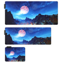 The Snow Mountain USB Wired RGB Colorful Backlit LED Mouse Pad for Gaming Mouse E-Sport