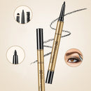 3 In 1 Eyebrow Pencil Waterproof Eyebrow Pen Long-Lasting Eyebrow Cream 3D Eyebrow Makeup