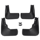 4Pcs Car Front and Rear Mud Flaps Black Plastic Mudguards for VW Jetta 2015-2017