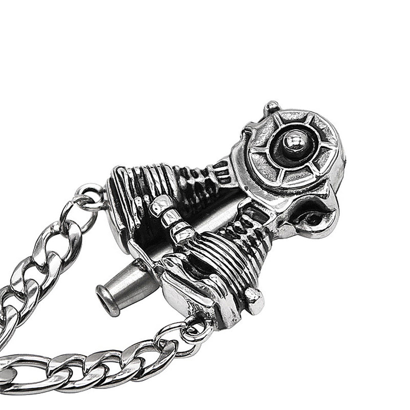 Skull Pendant Necklace Stainless Steel Lots Style Cross Skull Head Pendant Chain Pipes