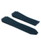 25mm Replacement Black Blue Silicone Rubber Watch Band Strap For Hublot Big Bang