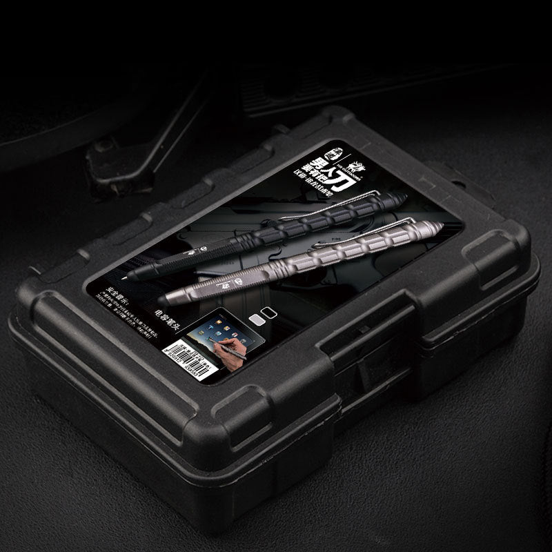 HX OUTDOORS Multifunctional Tactical Pen Capacitive Survival Self De-fense Anti-wolf Divine Protection Pen Writing Pen