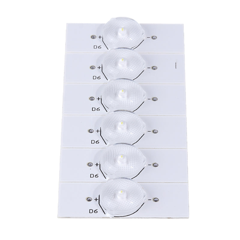 60pcs 3V SMD Lamp Beads with Optical Lens Fliter and 2M Wire for 32-65 inch LED TV Repair