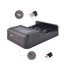 Trustfire TR-020 QC3.0 Quick Charge Universal USB Charging Battery Charger With For 18650/26650/32650 Battery