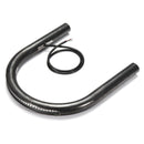 7/8inch Tube Black Cafe Racer Seat Frame Hoop Brat Loop LED Brake Turn Singal Lights