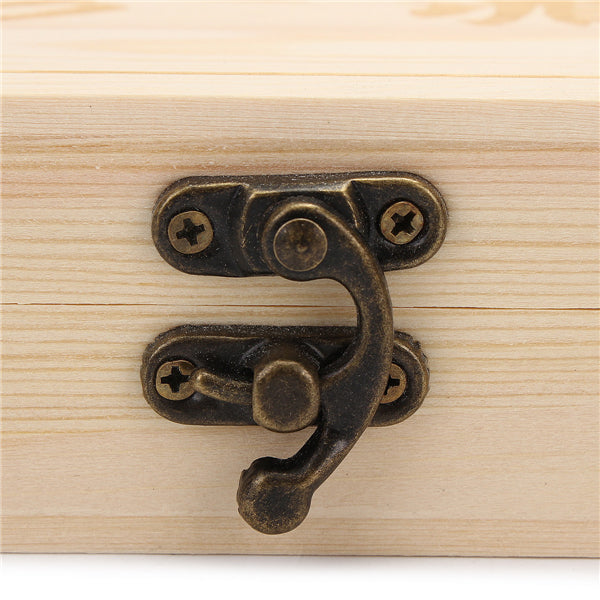 50pcs 25/27/30mm Round Coins Holders Storage Container Display Cases Wooden Box