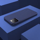 For iPhone 11 Pro Max Bakeey Carbon Fiber Texture Slim Soft TPU Anti-fall Anti-fingerprint Protective Case