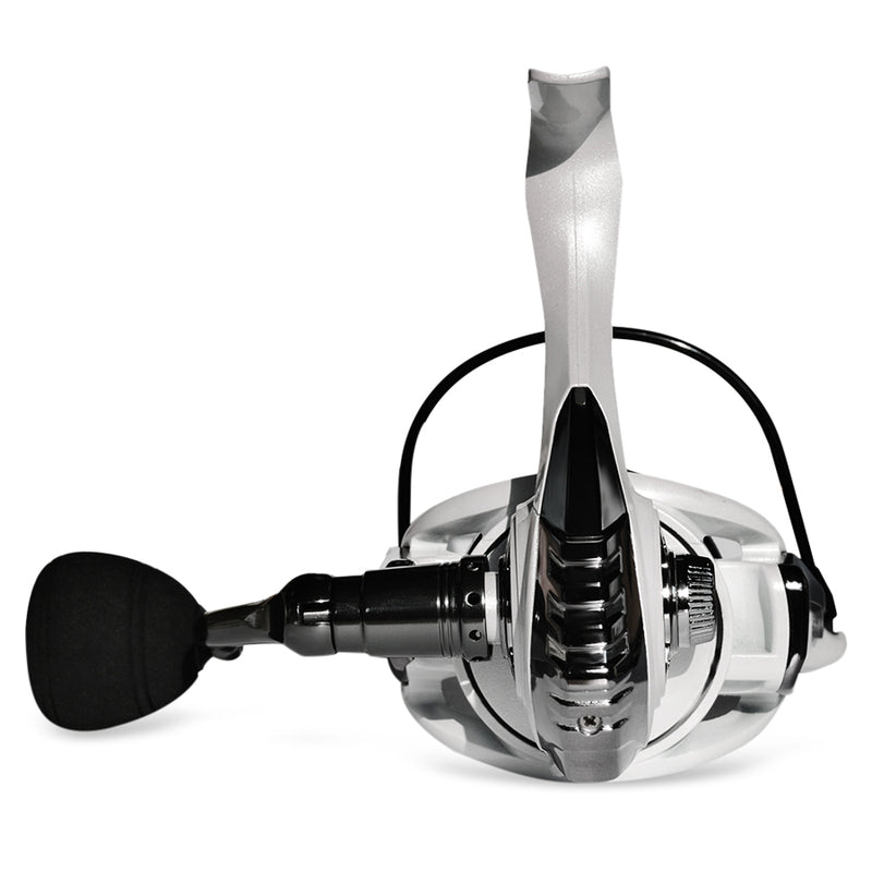 Fishdrops HB4000-7000 5.5:1/4.7:1 12+1BB Lightweight Fishing Reel Double Screw Rocker Spinning Reel