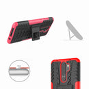 Bakeey 2 in 1 Armor Shockproof Non-slip with Bracket Stand Protective Case for Xiaomi Redmi Note 8 Pro