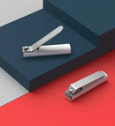 Original XIAOMI Mijia No Splash Nail Clipper Cutter Cleaner Fingernail Toenail Manicure Pedicure Anti-splash with Shell Case Stainless Steel Trimmer