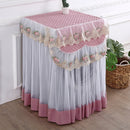 Lace Dustproof Protector Floral Washing Machine Cover 60*60*85cm Home Decor