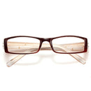 Tawny Female Diamond Flower Frame Presbyopic Reading Glasses Eyeglasses 1.0 1.5 2.0 2.5 3.0 3.5 4.0