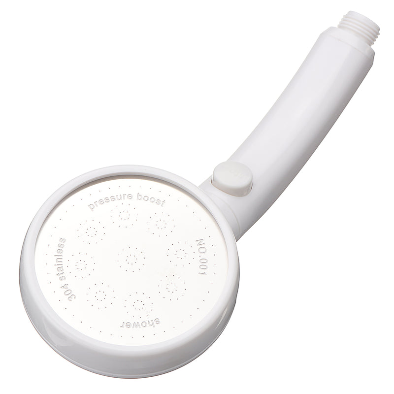Pressurized Water-saving Detachable Shower Head With Push Button 360 Rotation