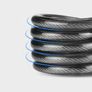 ULAC AL-3P 12mm Alarm System Security Bike Lock Cable Lock Waterproof Bicycle Cycling Motorcycle