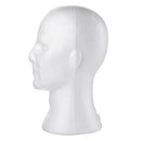 White Female Foam Mannequin Head Model Hat Wig Display Stand Rack