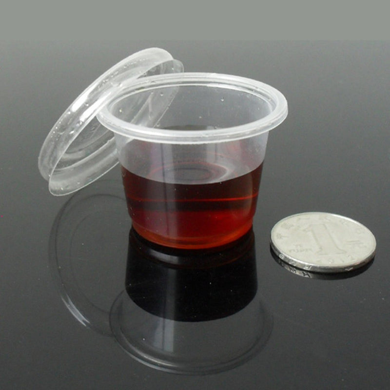 30pcs 35ml Clear Storage Boxes Containers with Lids Reusable for Liquid Accessories Lab