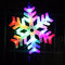 110V 220V Christmas Tree Elk Snowflake Star Decorative LED Colorful Light Home Window Decoration