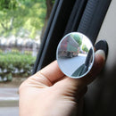 5CM Car B Pillar Door Side Blind Spot Rearview Mirror HD Convex Glass 360 Wide Angle Mirror