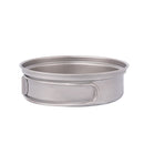 IPRee 350ml 1-2 People Titanium Frying Pot Pan Outdoor Portable Cookware Camping Picnic