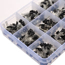 Geekcreit 600pcs 15 Kinds Of Values Transistor TO-92 NPN PNP Kit Set 30-160V 50-1000mA NPN / PNP