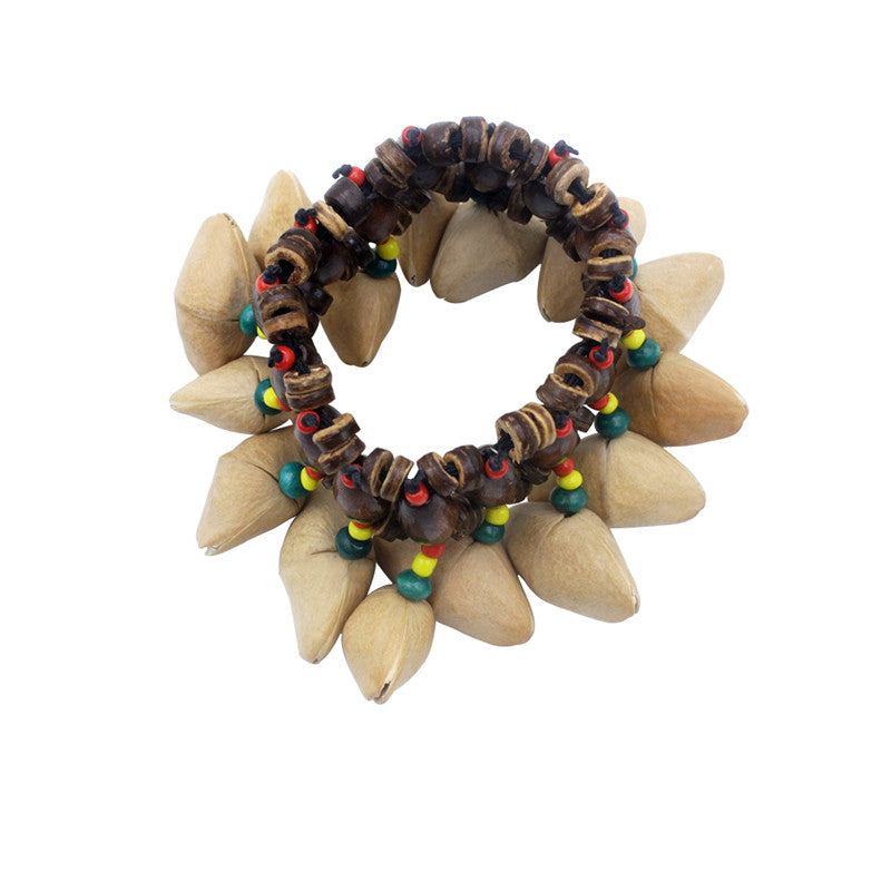 IRIN Handmade Shell Nuts Hand Bell for African Djembe Drum Percussion Instruments Accessories