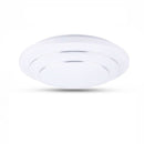 24W 1900lm LED Ceiling Light Surface Mount Round Panel Lamp Bedroom Living Room 85-265V