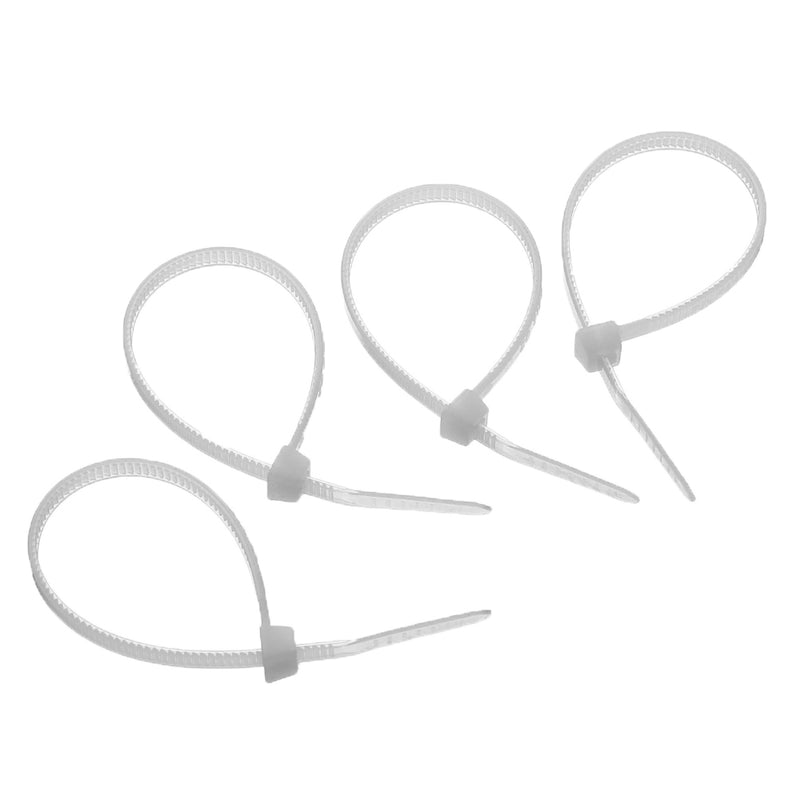 Suleve ZT12 Nylon 1000Pcs 3mm 8/10/12/15cm White Nylon Self-locking Cable Tie Zip Ties Strong Tensile Strength