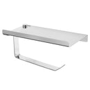 Polished Chrome Stainless Steel Bathroom Toliet Paper Book Phone Holder