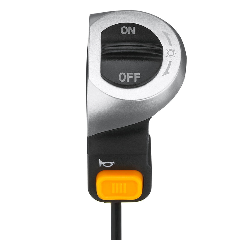 Wuxing Motorcycle Ebike Electric Scooter Handle Switch With Light ON-OFF Button Horn Button